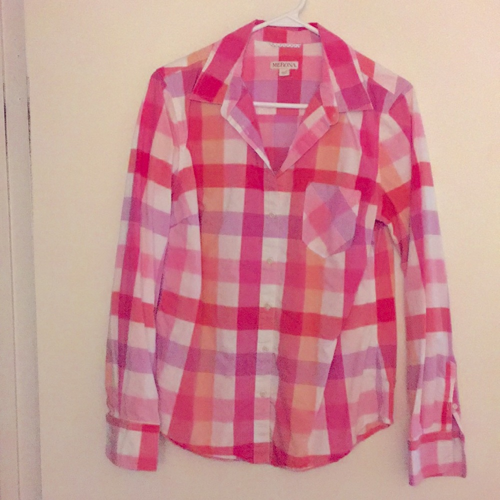 Merona Button Down Long Sleeve Shirt